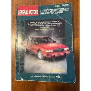 General Motors Celebrity/Century/Cierra 1982-95 Chilton's Repair Manual